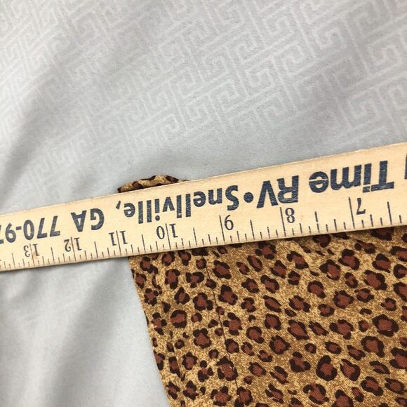 Vintage Notations Short Sleeve Brown Button Up Blouse Plus Size 1X Women - Picture 6 of 12